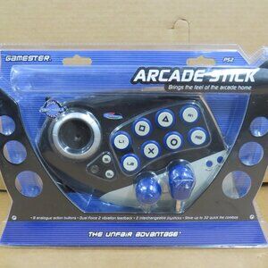 Radica Gamester Arcade Stick Controller for Sony PS2 Playstation 2 2003 NEW